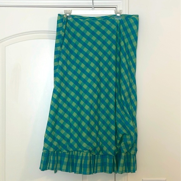 NWT Vintage Adini Lined Skirt Cotton Lite Full India Size L2 NWT - Picture 2 of 4
